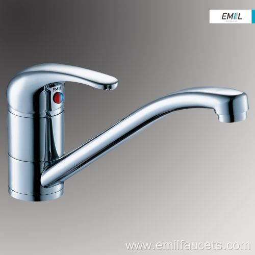 Low height silver kitchen tap mixer faucets commercial